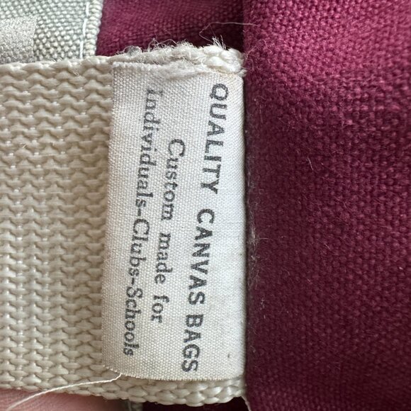 vintage 'the canvas duck' company sports duffel bag cowichan thunderettes * - Picture 7 of 14